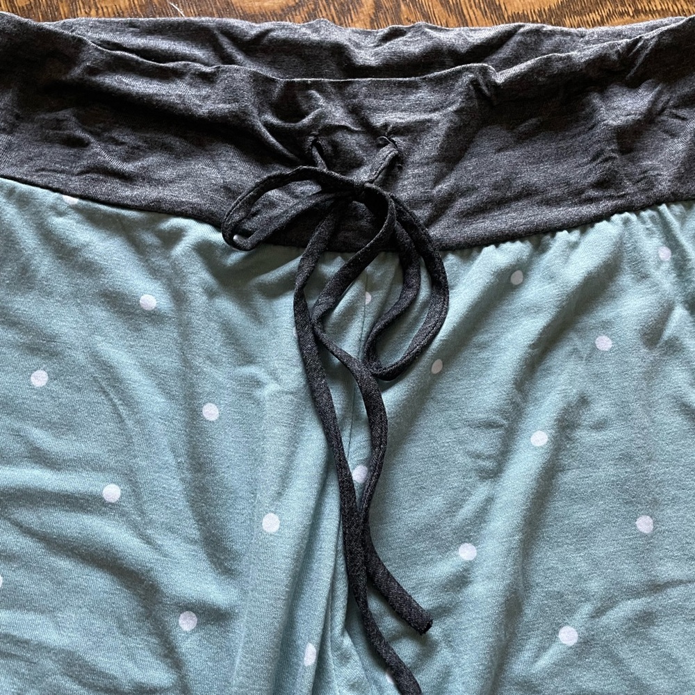 Polka Dot Drawstring Lounge Pants